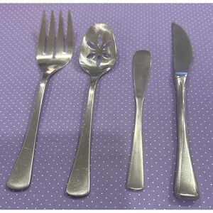Dalia Royal Royale Spain Serving Spoon Fork Knife Stainless‎ Steel Set Of 4